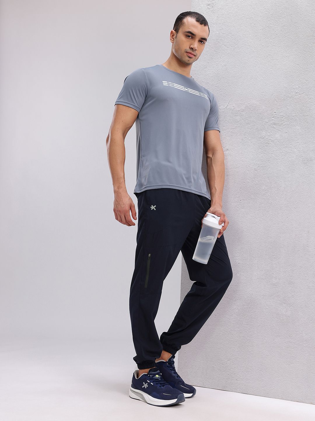 HRX by Hrithik Roshan Men Zip Detail Training Joggers