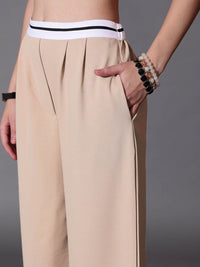 STREET 9 Solid Off Shoulder Top &Trousers Co-ord Set