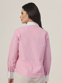 Style Quotient Women Smart Fit Spread Collar Vertical Striped Formal Shirt