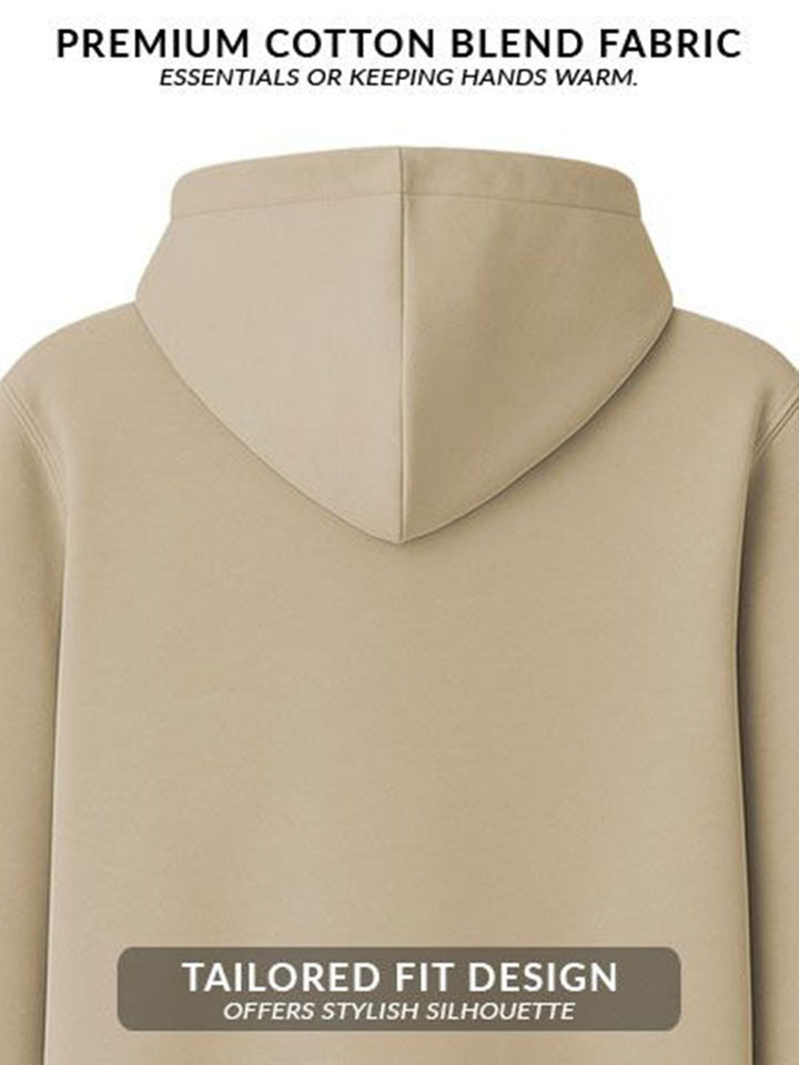 ADRO Men Printed Hooded Sweatshirt