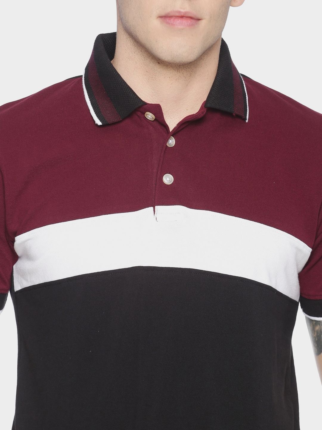 Baju-T Kolar Polo Berkolar ADRO Lelaki