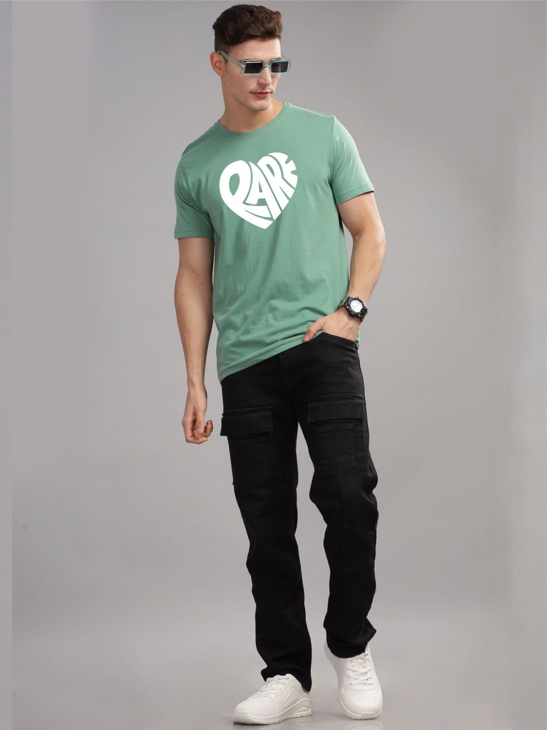 ADRO Men Printed T-shirt