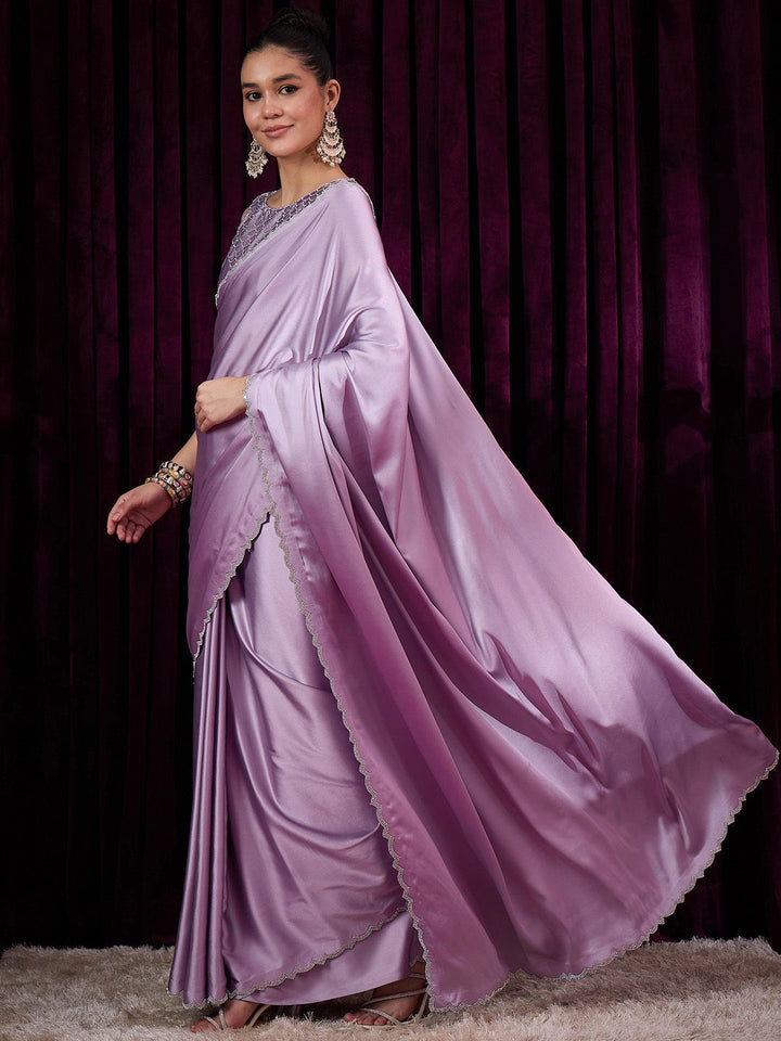 Saree mall Solid Beads and Stones Heavy Work Sarees