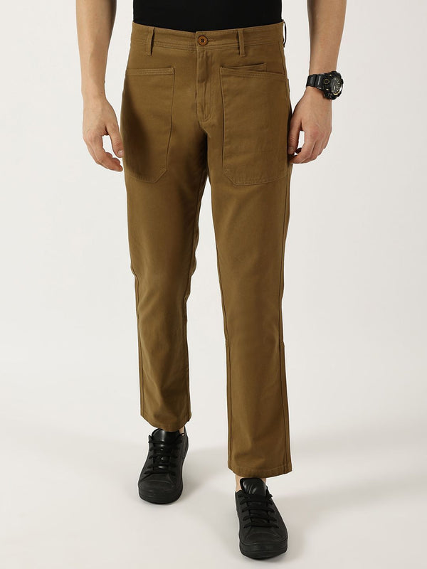 Thomas Scott Men Smart Straight Fit Mid-Rise Trousers