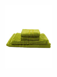 BOMBAY DYEING Lime Green 4 Piece Cotton 400 GSM Towel Set