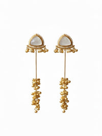 PANASH Triangular Drop Earrings