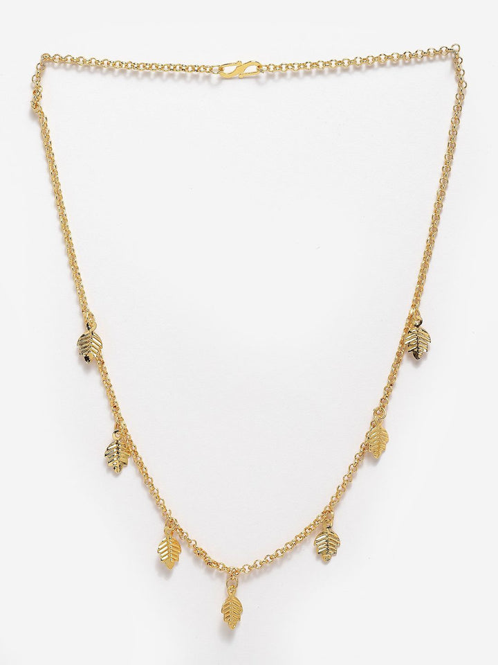 Anouk Set Of 3 Gold-Plated Charm Minimal Chain