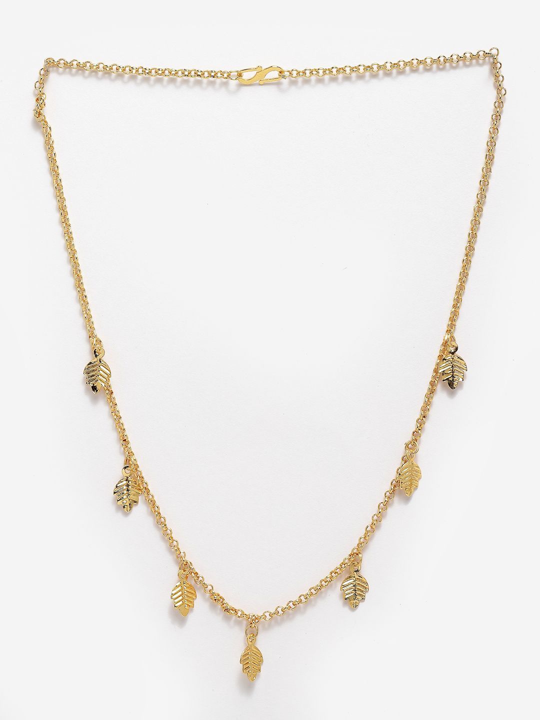 Anouk Set Of 3 Gold-Plated Charm Minimal Chain
