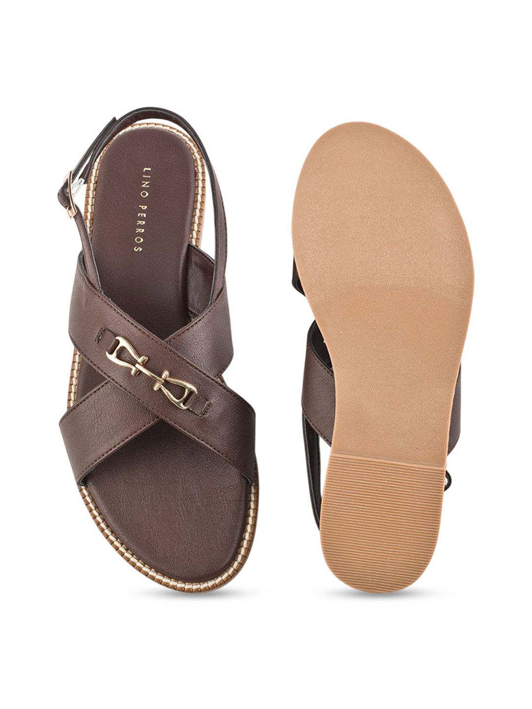 Lino Perros Women Open Toe Flats
