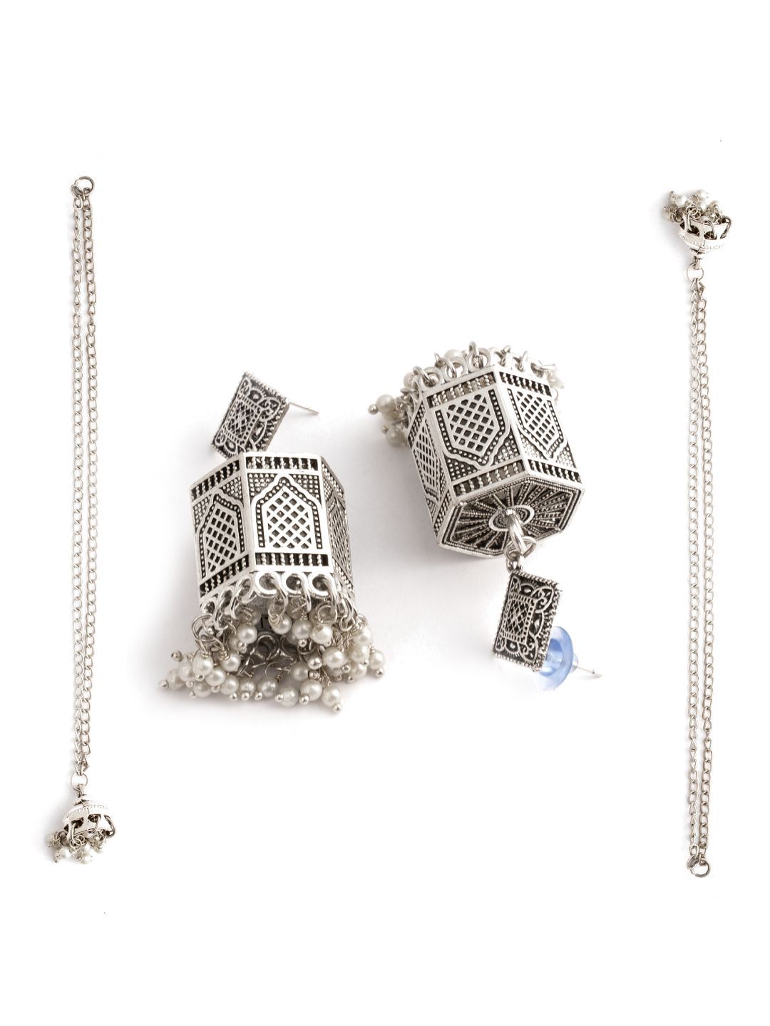 PANASH Contemporary Jhumkas Earrings