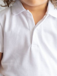 YK Boys Solid Polo Collar Cotton T-shirt