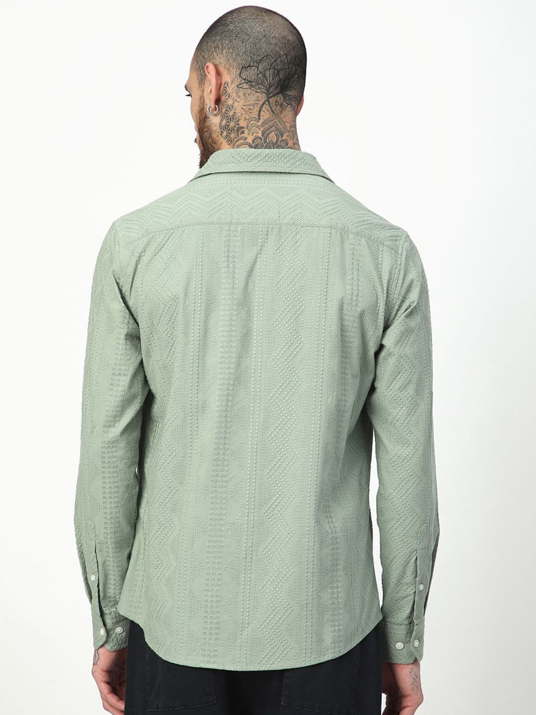 VASTRADO Men Classic Slim Fit Opaque Casual Shirt