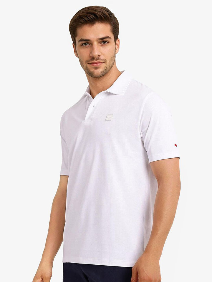 RARE RABBIT Men V-Neck Raw Edge T-shirt