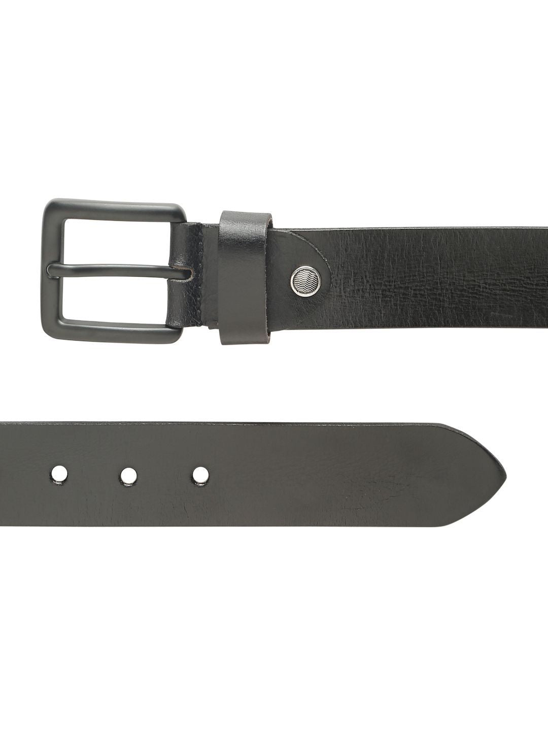 Teakwood Leathers Men Textured Leather Belt
