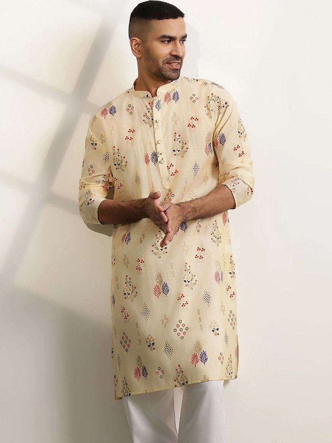 Anouk Lelaki Motif Etnik Bercetak Kurta