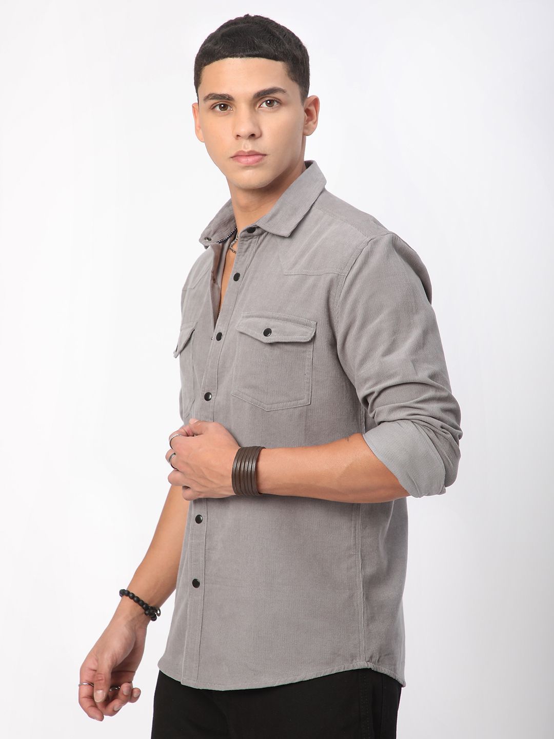 VASTRADO Men Classic Slim Fit Opaque Pure Cotton Casual Shirt