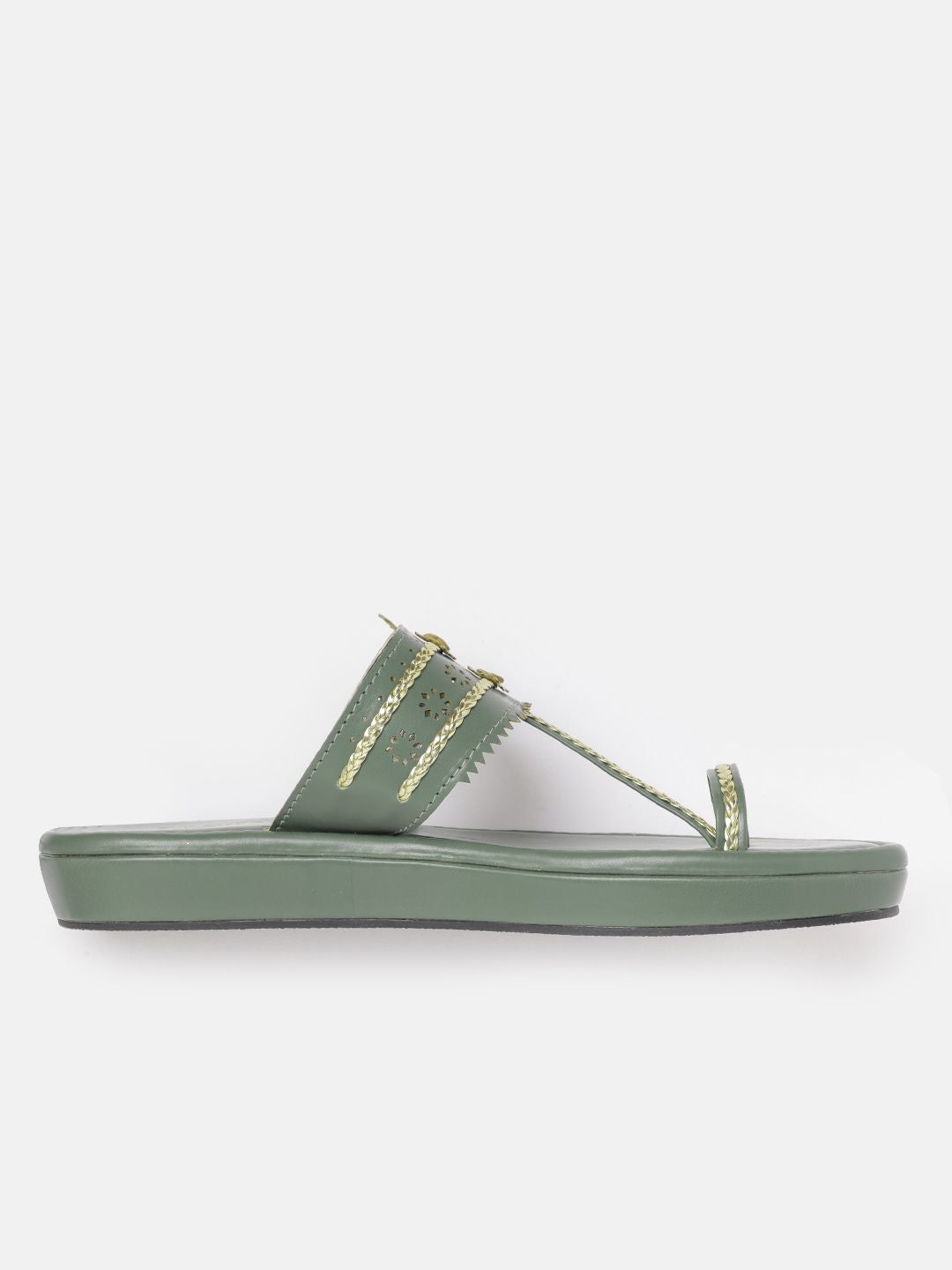 Anouk Women Ethnic Motifs Open Toe Flats