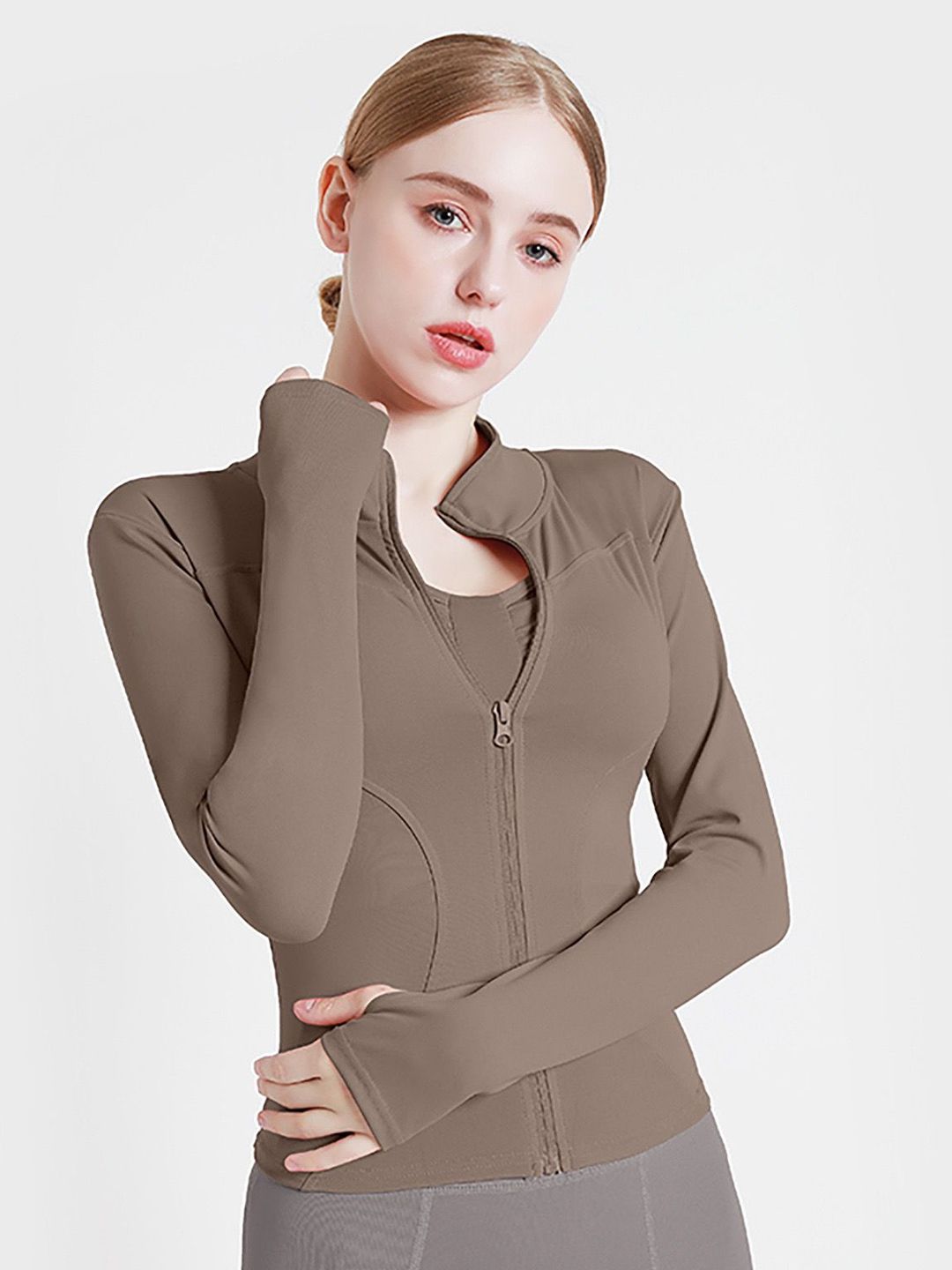 HRX oleh Hrithik Roshan Mock Collar Sporty Jacket
