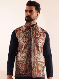 SOJANYA Paisley Printed Nehru Jaket