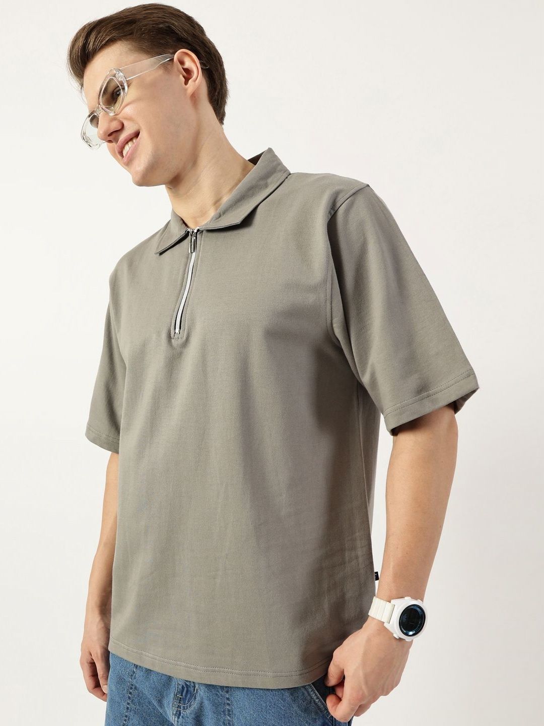 Thomas Scott Men Polo Collar Bio Finish T-shirt