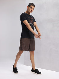HRX by Hrithik Roshan Men Brand Logo Print Rapid-Dry Training Shorts
