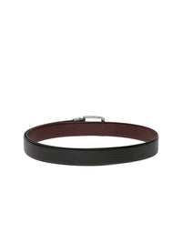 Teakwood Leathers Men Textured Leather Reversible Formal Belt