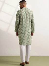 Anouk Men Printed Regular Kurta with Trousers