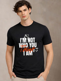 ADRO Men Typography Printed T-shirt