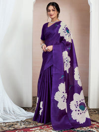 KALINI Floral Printed Saree