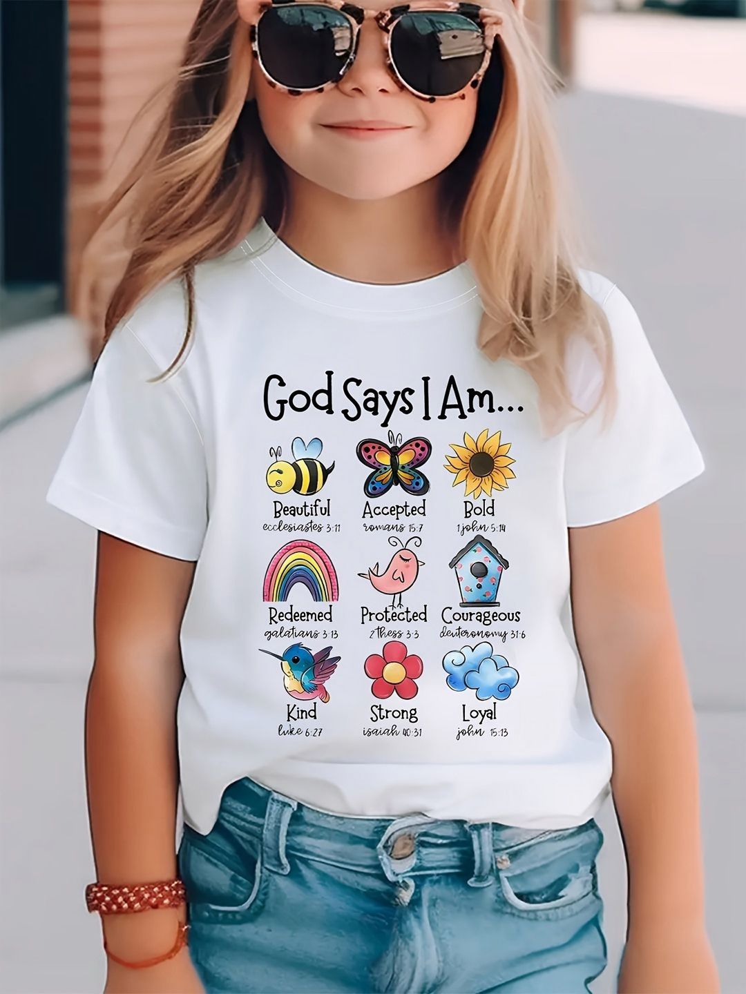 YK Girls High Neck Pockets T-shirt