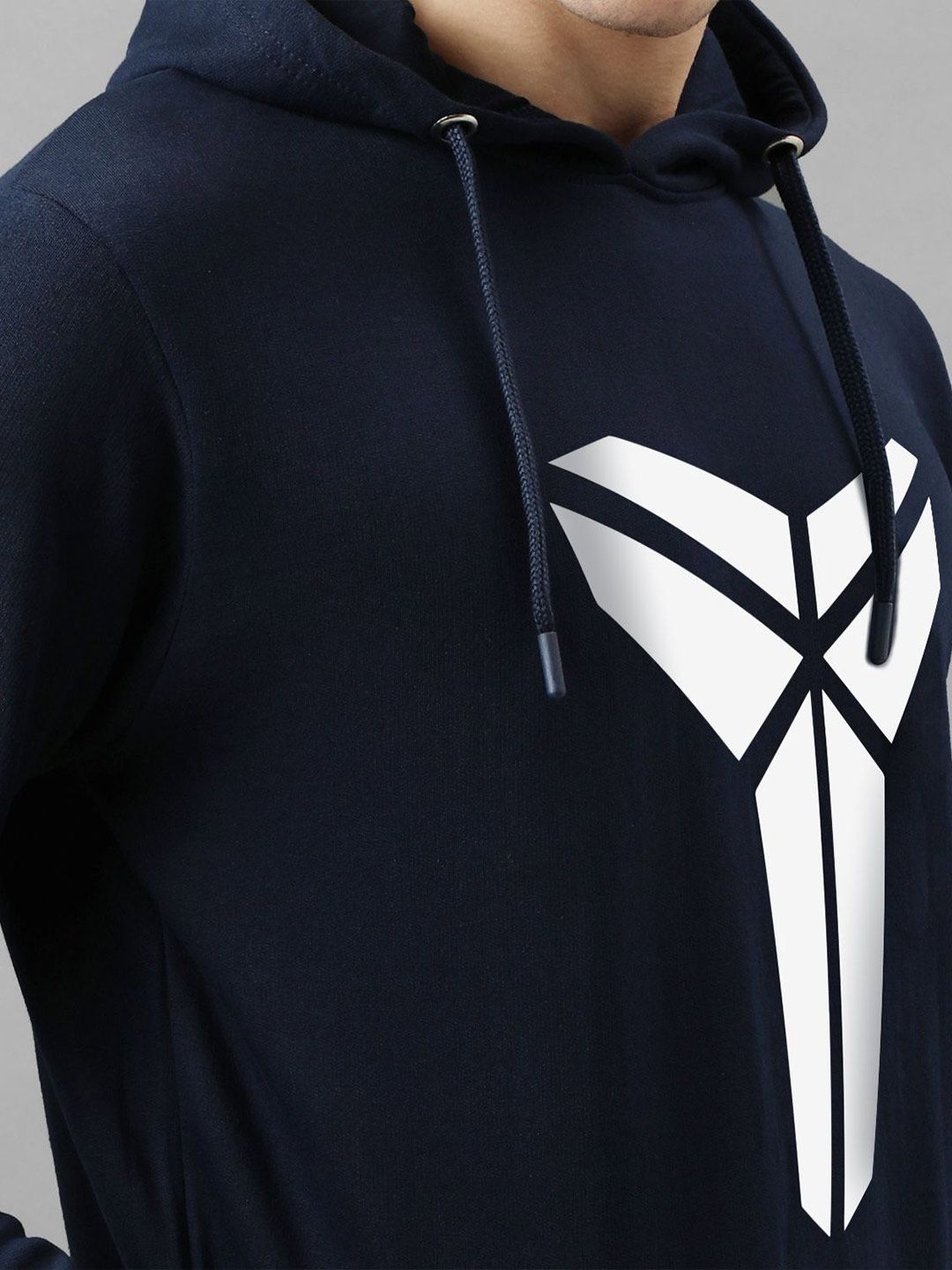 ADRO Men Printed Hooded Sweatshirt