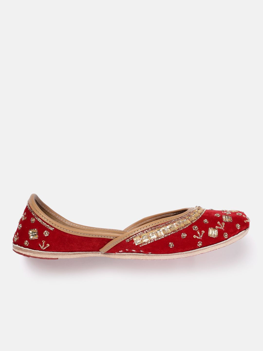 House of Pataudi Embellished Ethnic Mojaris