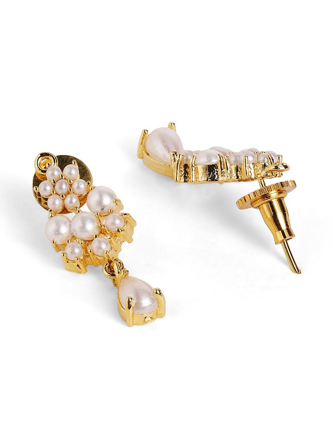 Priyaasi Gold Plated Pearls Beaded Jewellery Set