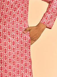 Diwas by Manyavar Men Woven Design Sequins Kurta