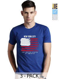 ADRO Lelaki Pek 3 Baju-T Bercetak