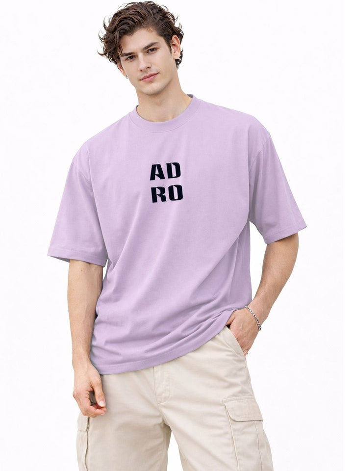 ADRO Men Printed Drop-Shoulder Sleeves T-shirt