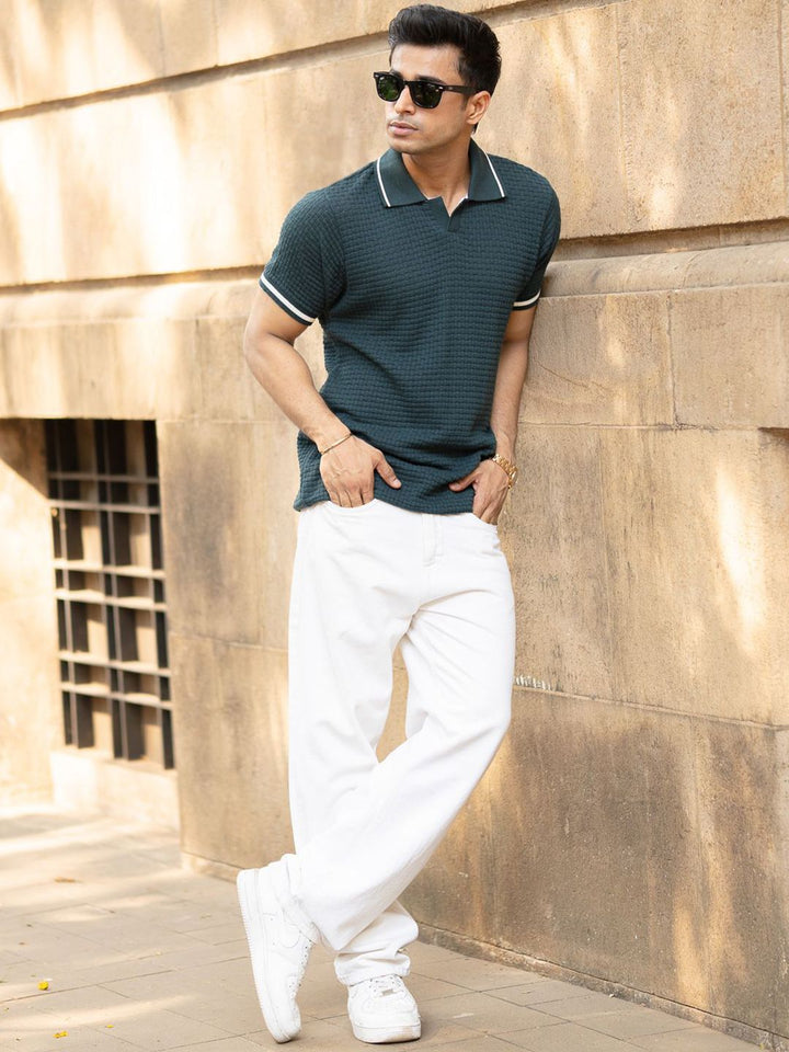 Powerlook Men Polo Collar T-shirt