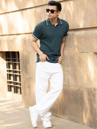 Powerlook Men Polo Collar T-shirt