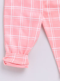 Moms Love Boys Checked Shirt with Trousers