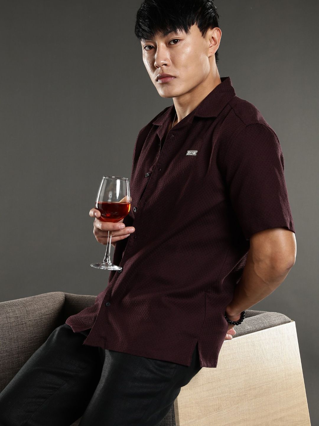 Eszett Classic Cuban Collar Cotton Shirt