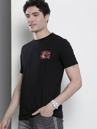 The Indian Garage Co Men Graphic Printed Slim Fit T-shirt