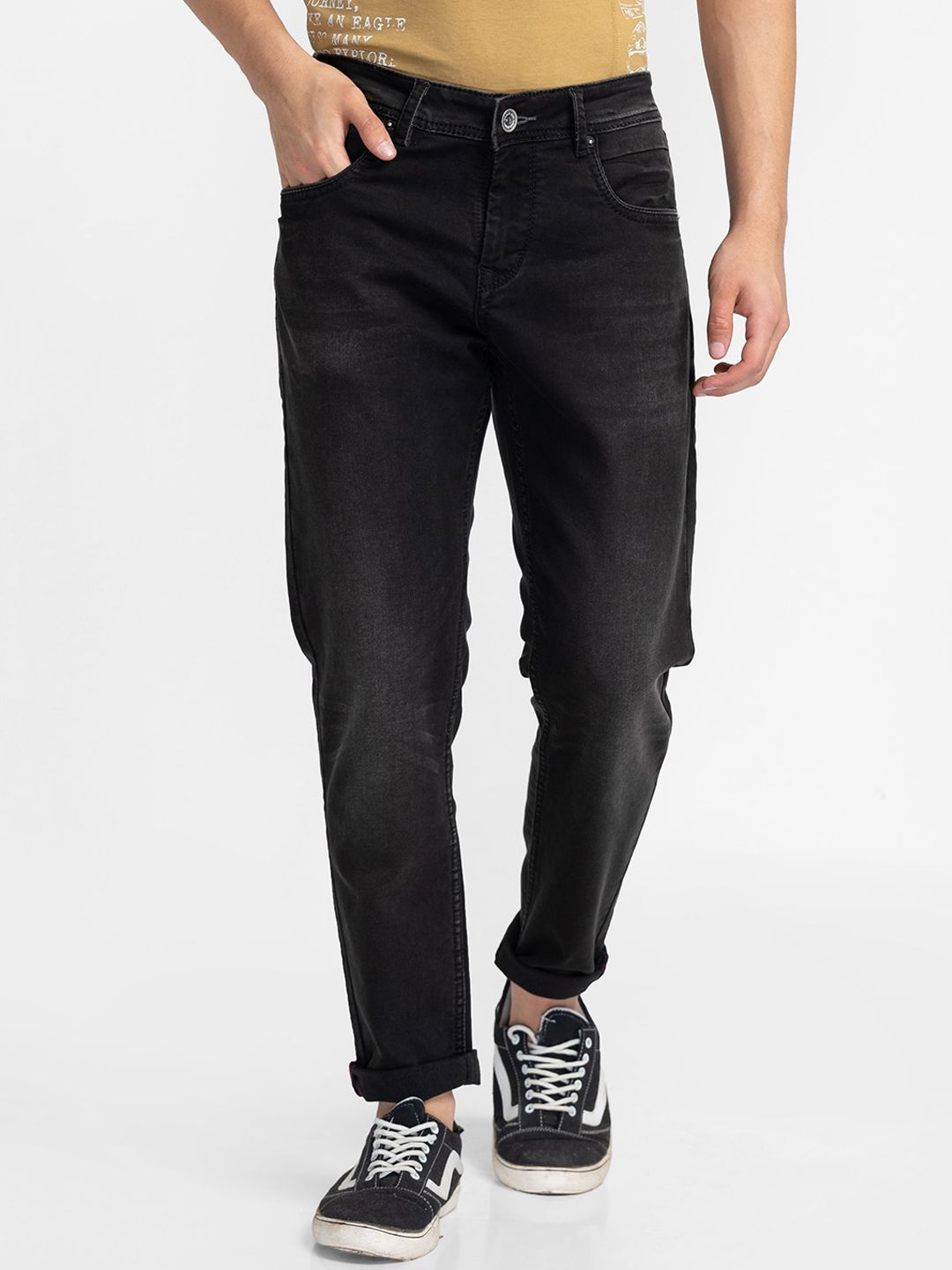 Being Human Men Mid-Rise Light Fade Jeans