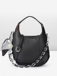 DressBerry Structured Hobo Bag with Scarf