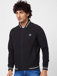 SPYKAR Henley Collar Bomber Jacket
