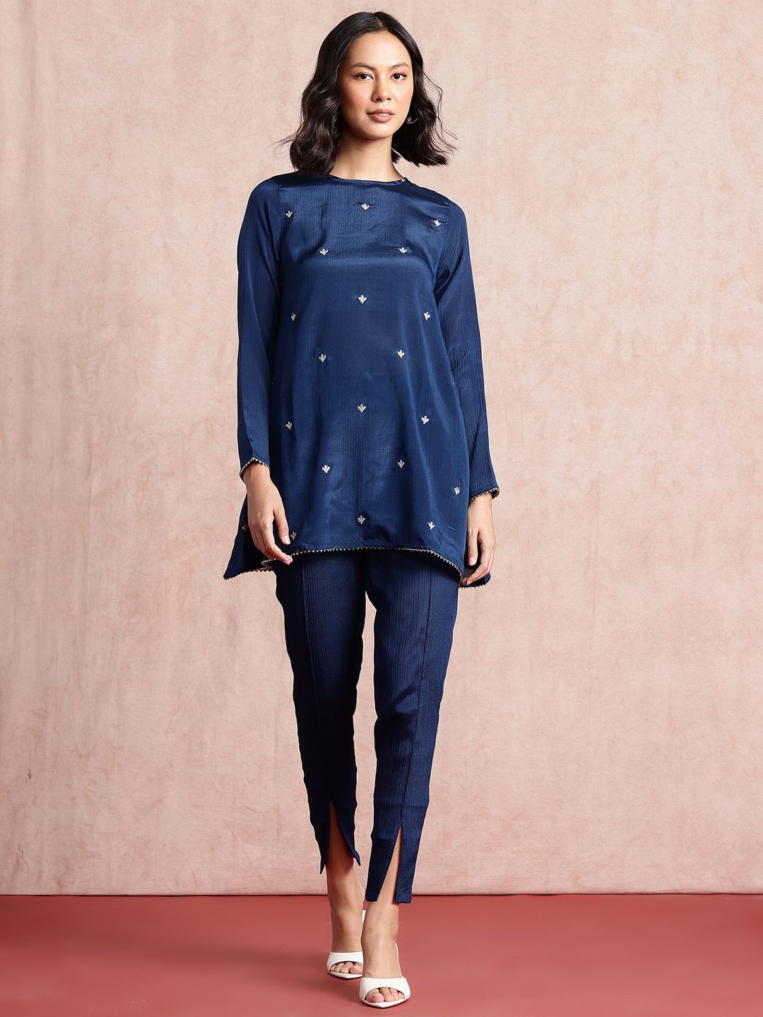 all about you Long Sleeves Embroidered Co-Ords