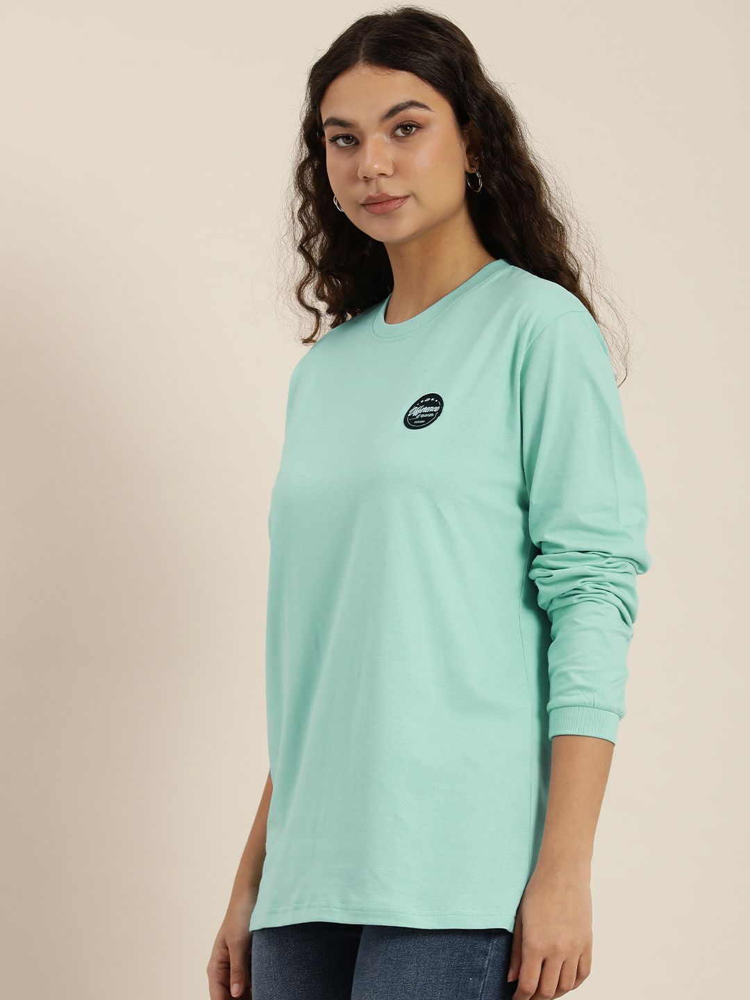 Difference of Opinion Women Printed Oversized T-shirt