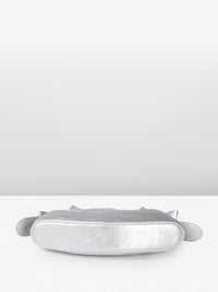 DressBerry Textured Half Moon Shoulder Bag with Bow Detail