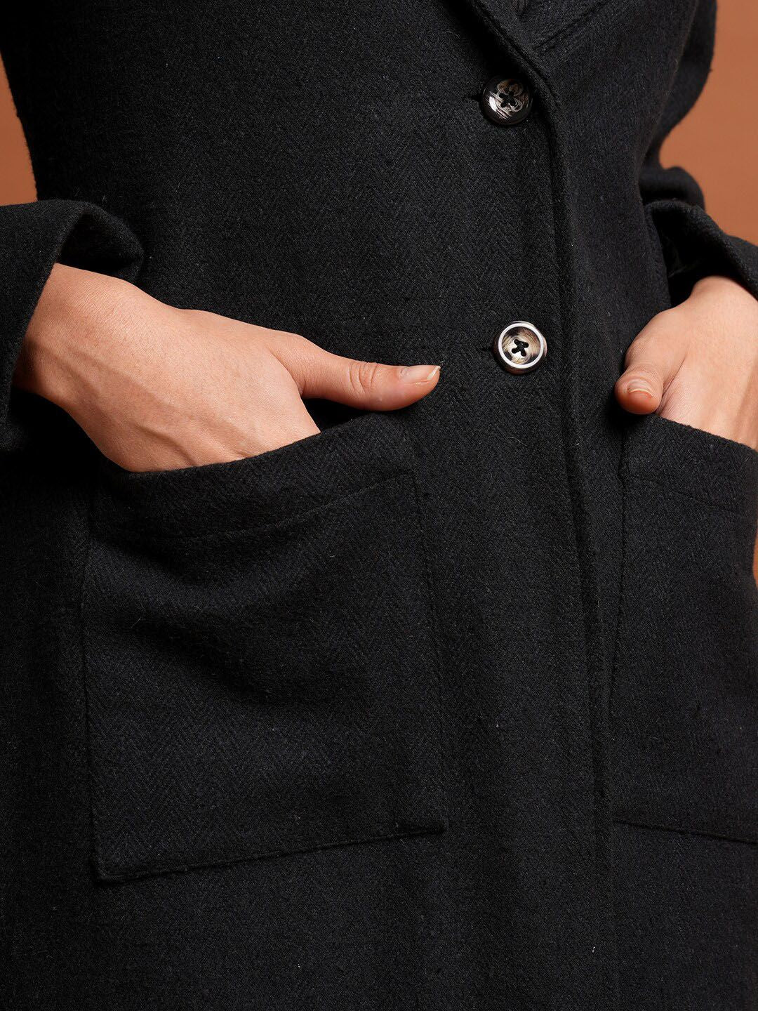 CHIC BY TOKYO TALKIES Lapel Collar Overcoat