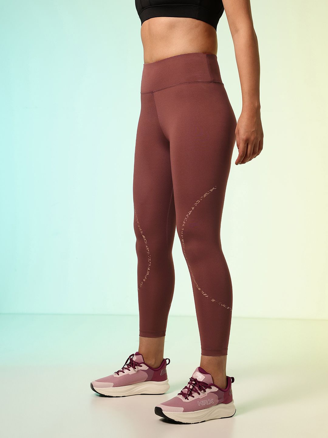 HRX by Hrithik Roshan Women Printed Rapid-Dry Training Tights