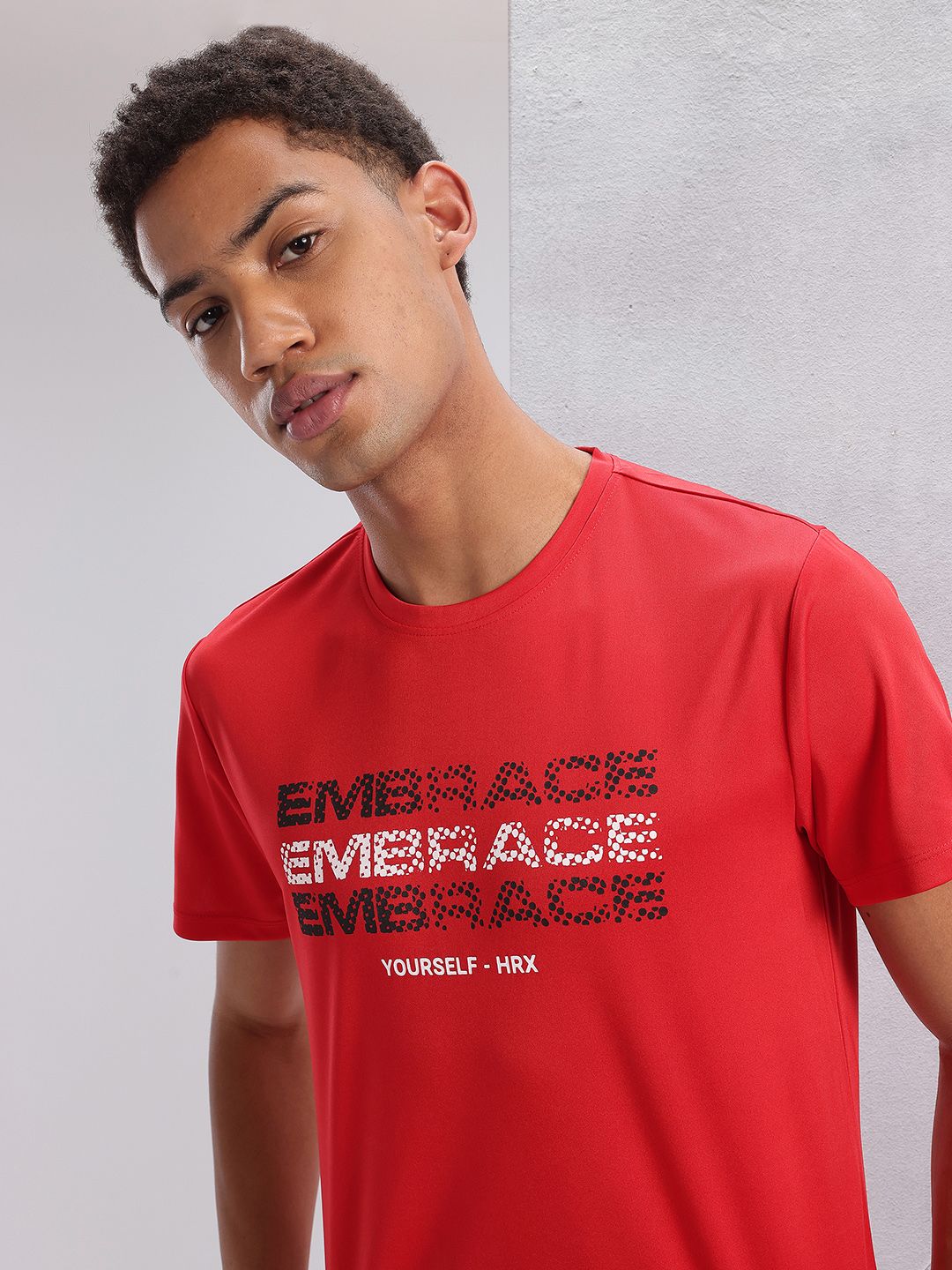 HRX by Hrithik Roshan Men Typography Printed T-shirt